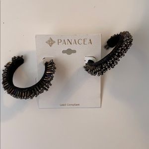 Panacea black earrings